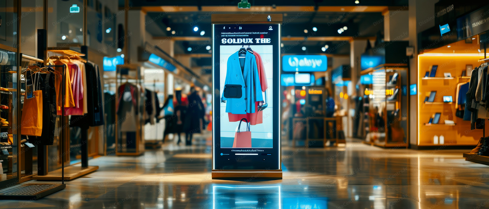Skarienjutigi ekrani veikaliem Interaktivnie monitori magazinov Touchscreen retail shops 2025