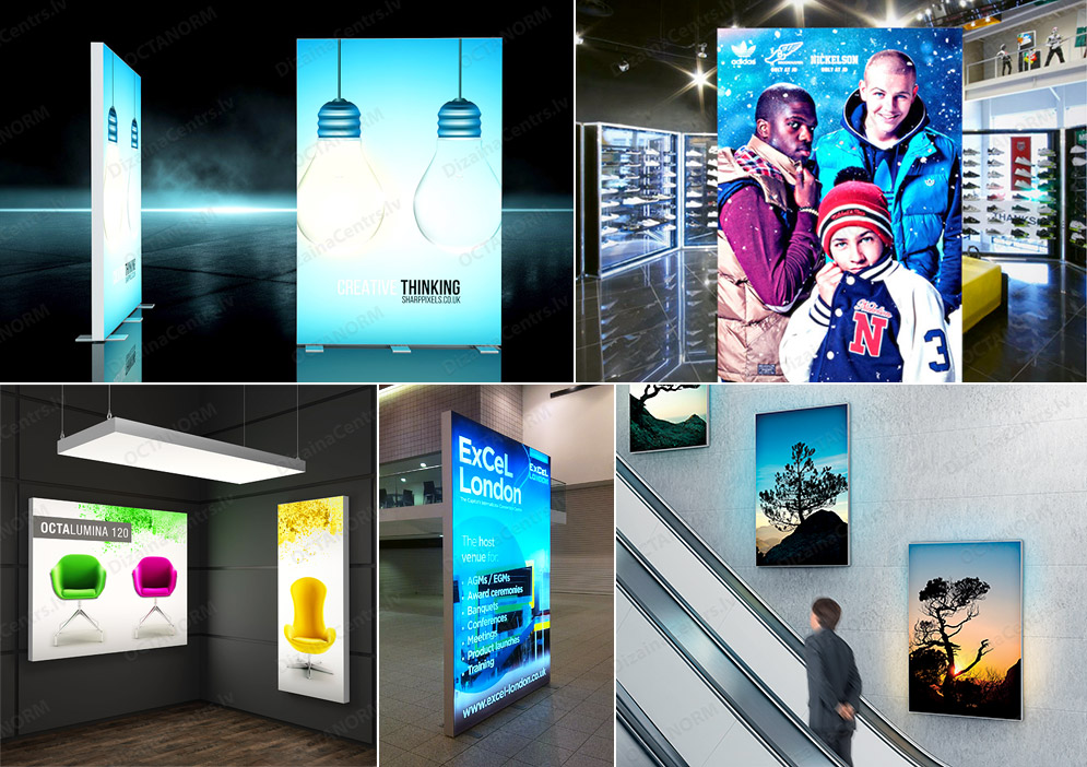 Gaismas Kastes 2025 Gaismas Kastes Brivstavosi LED Gaismas Reklamas Stendi 2025