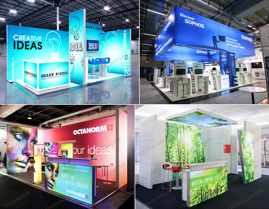Izstāžu Gaismas Stendi 2023 Izstazu Gaismas Reklamas Banneri LED Gaismas Kastes 2023