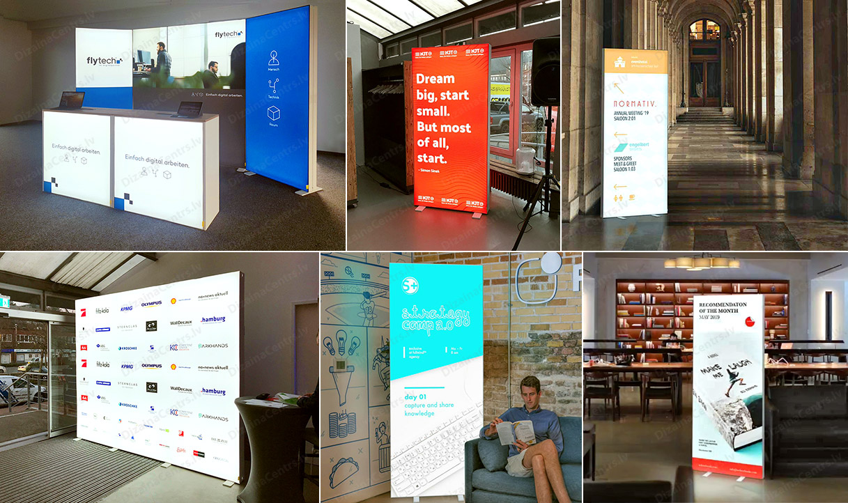 Reklamas Stendi Gaismas Mobilnie Stellazi Svetovie Information Lightboxes 2025