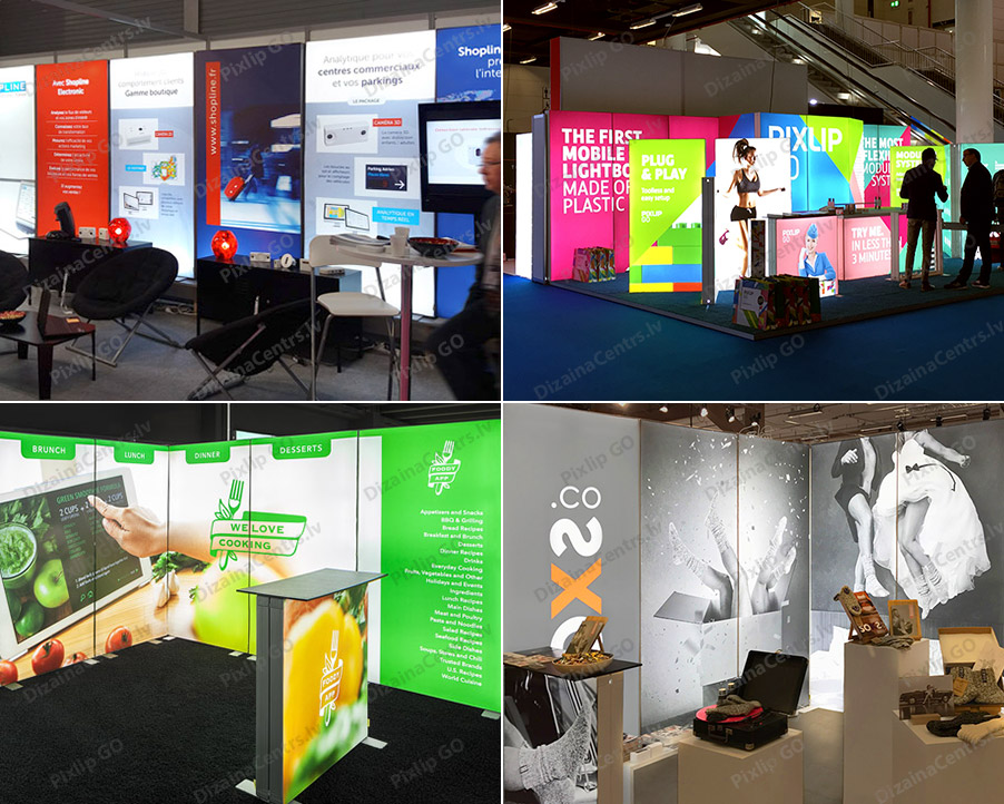 02 Pixlip GO Mobile Lightboxes Stands Exhibition Booth Design Walls 2025