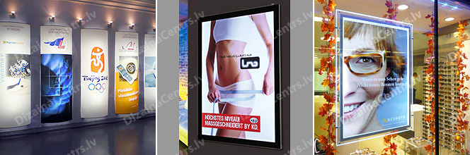 Gaismas Kastes 2025 Gaismas Reklamas Stendi Dizains Plakatu LED Paneli 2025