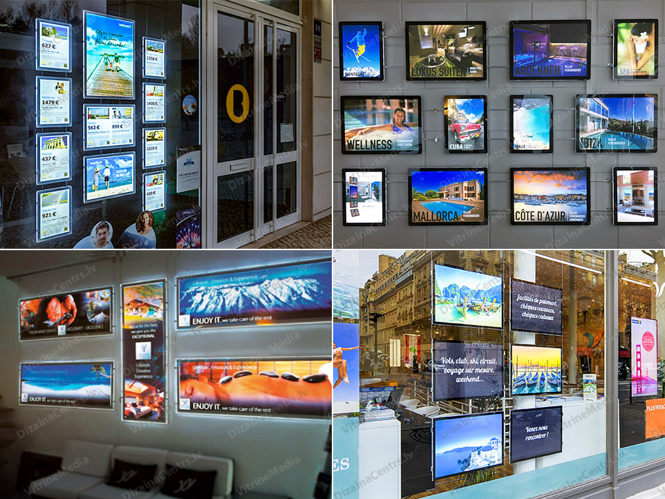 01 VitrineMedia Lighted Displays LED Lightboxes Tour Travel Agencies 2024