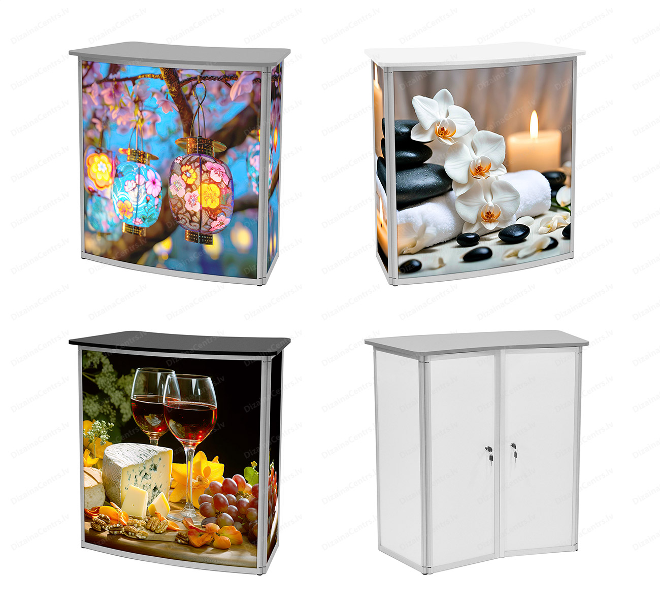 Tirdzniecības letes 2025 Saliekamas mobilas tirdzniecibas letes galdi plaukti sledzamas durvis atri uzstadami 2025