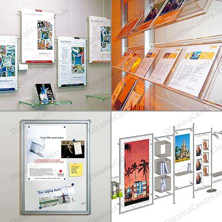 Informacijas Stendi Stacionarie 2025 Informacijas sienas stendi afisu bukletu plakatu