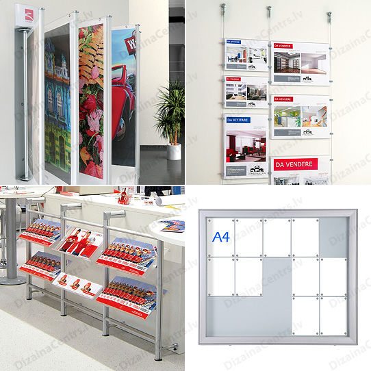 Skirstamie Stendi Plakatu 2025 Skirstamie Stendi Gramatas A1 A4 Zinojumu Deli